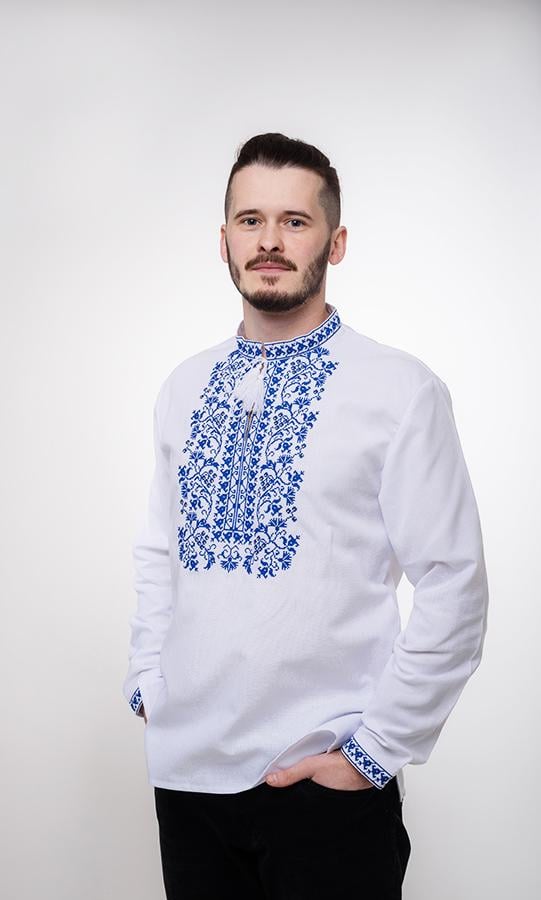 Вишиванка чоловіча Вишиваночка р. 42 Білий (317-3с)