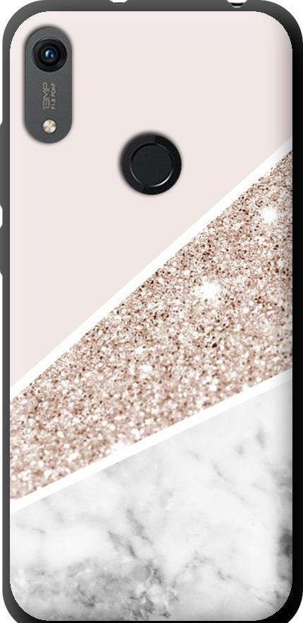 Чехол на Huawei Honor 8A Пастельный мрамор (4342b-1635-42517)