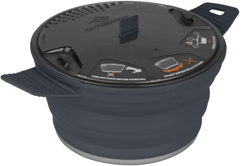 Кастрюля с крышкой Sea to Summit X-Pot 2,8 л Charcoal (AXPOT2.8CH)