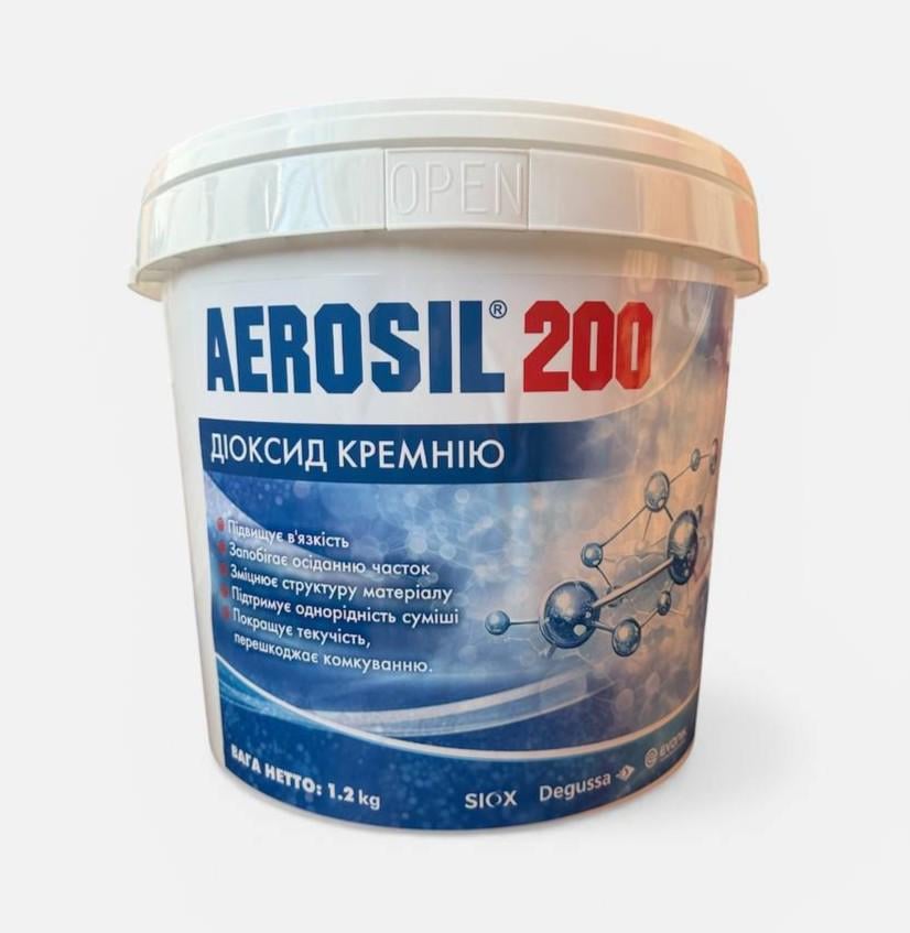 Диоксид кремния SIOX&Evonik AEROSIL 200 1,2 кг (35418894)