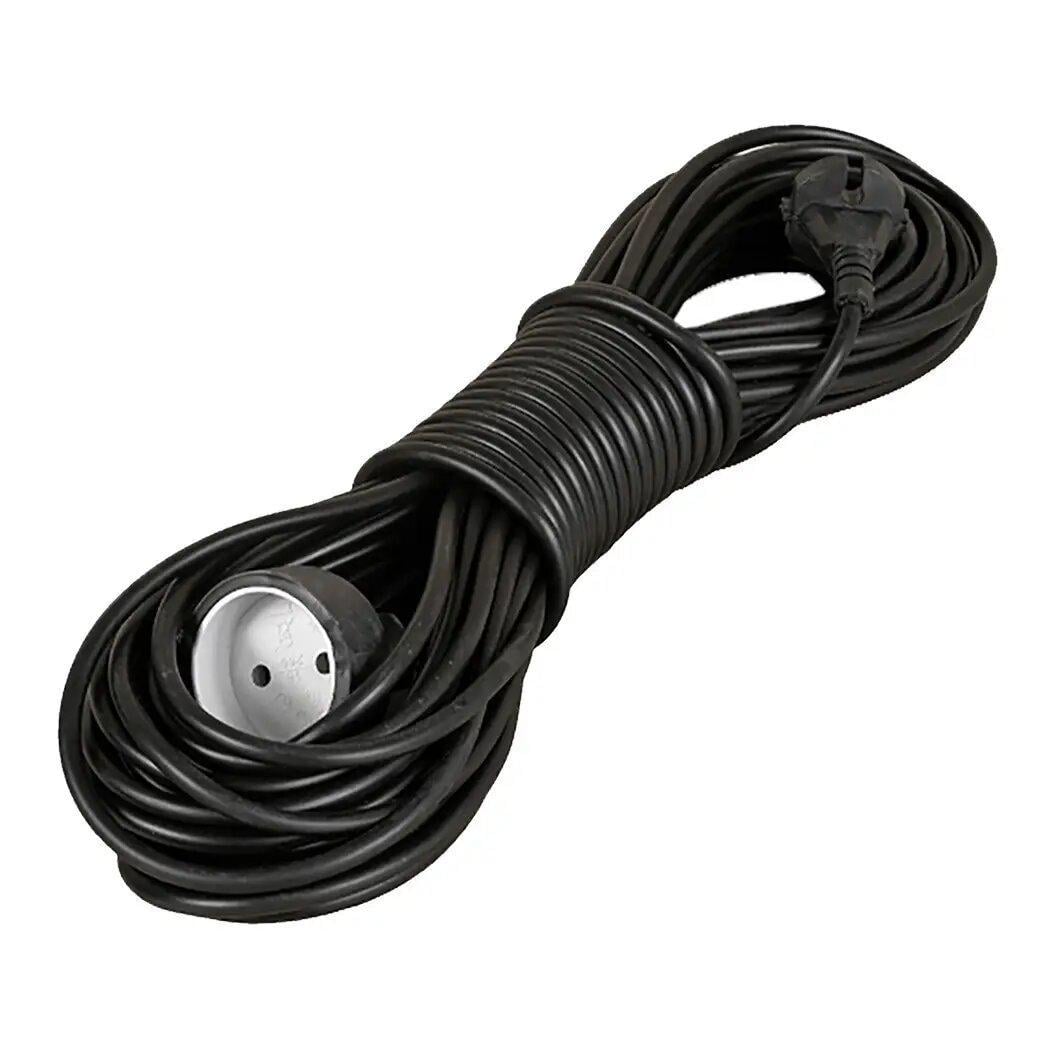 Удлинитель 25 м 1 гнездо 2x1,5 без заземления Черный (2237268510)