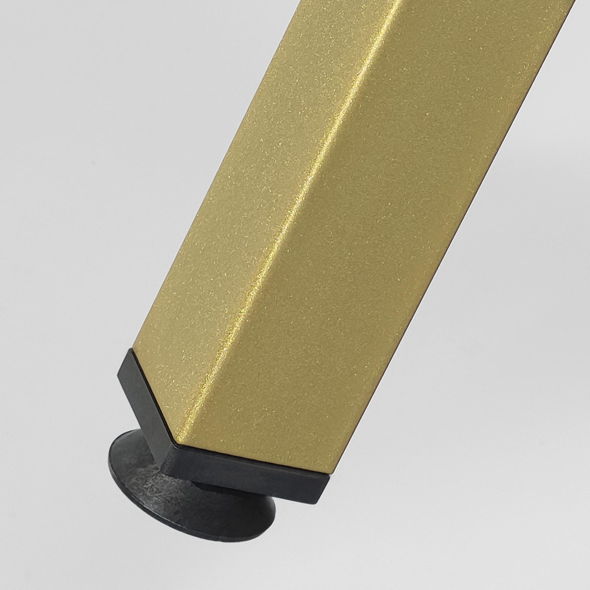 Ножка регулируемая из металла 250 мм Золотой (1207) - фото 7