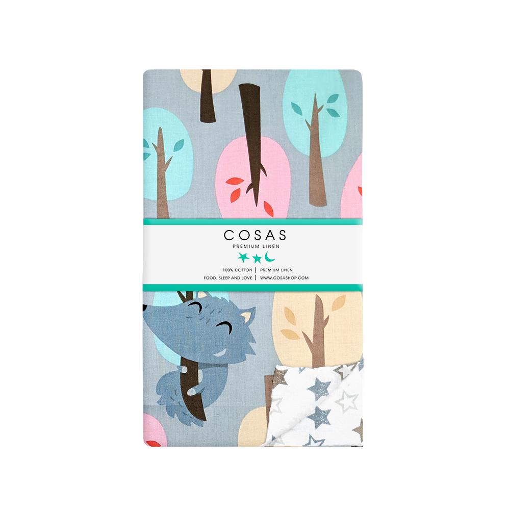 Пододеяльник полуторный Cosas Gray Wolf Stars Clear 155х215 см (4822052044636)