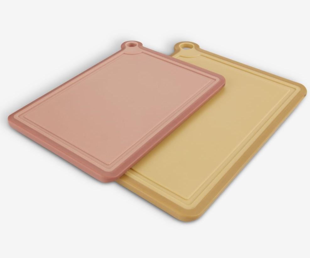 Доска кухонная 2 шт. Розовый/Желтый