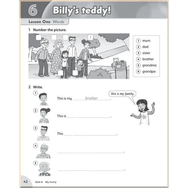 ᐉ Рабочая тетрадь Family and Friends 2nd Edition 1 Workbook Edition for ...