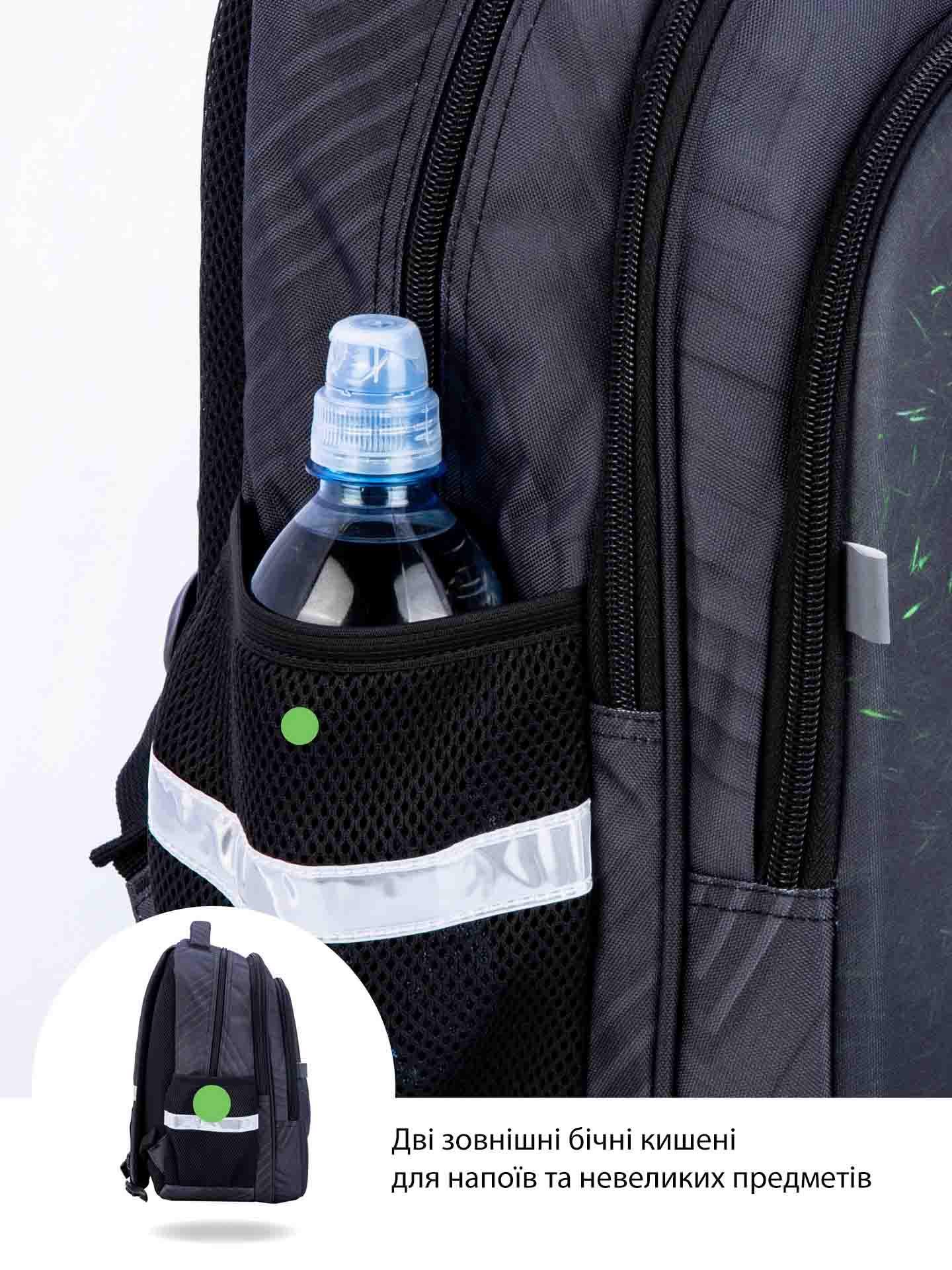 Рюкзак ортопедичний для хлопчика School Standard Футбол для 1-4 класу 38х30х18 см (150-7) - фото 7 Рюкзак ортопедичний для хлопчика School Standard Футбол для 1-4 класу 38х30х18 см (150-7) - фото 7