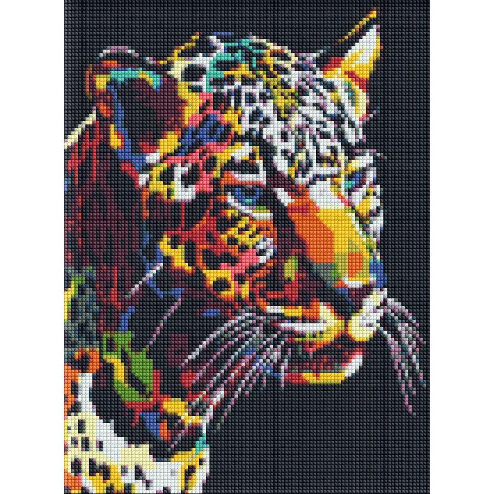 Алмазная мозаика Идейка Ягуар поп-арт 30x40 см (AMO7214)