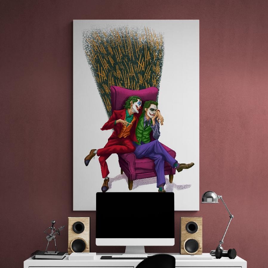 Картина HolstPrint Джокер Joker 50х100 см - фото 3