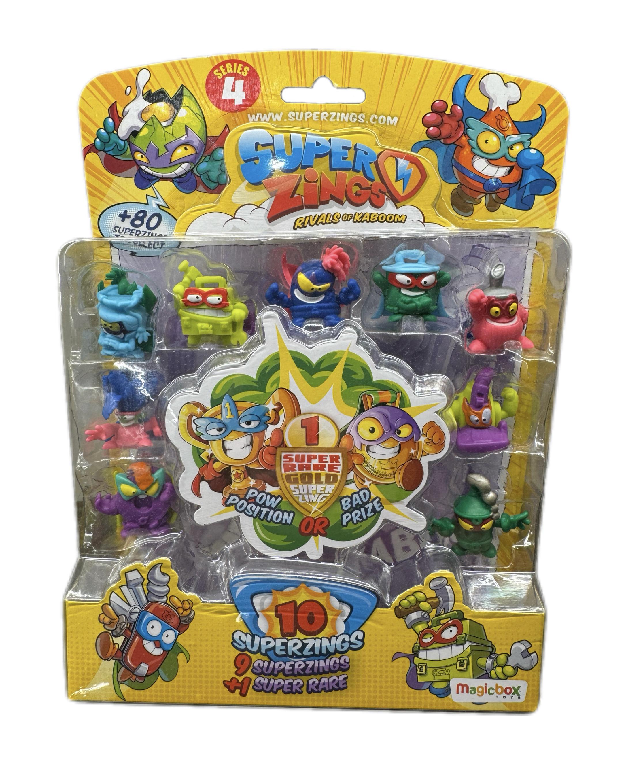 Игровой набор фигурок Superthings Kazoom Kids Blister Pack of 10 Super rare Gold 4 (25568780)