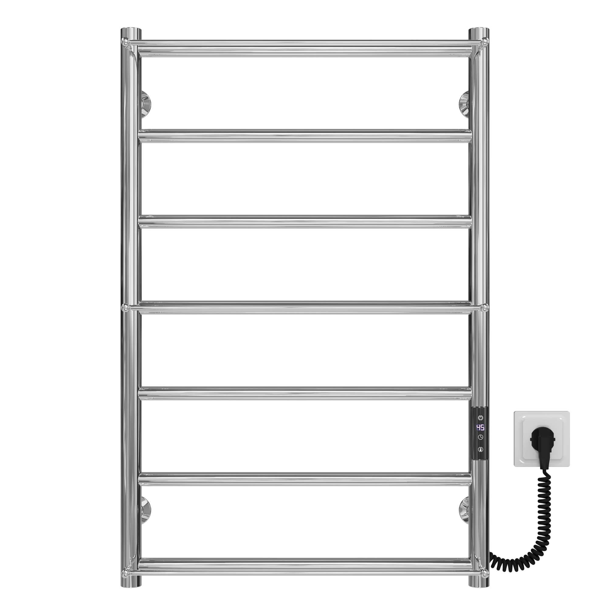 Полотенцесушитель электрический Deffi Ladder П7 JD03 правое подключение нержавеющая сталь 500х800 мм Хром (C.LK.80.50.7.ECR1)