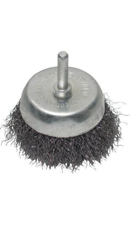 Щетка чашечная Intertool для дрели витая проволока 1/4" 75 мм (BT-9075)