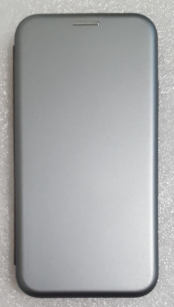 Чохол-книжка "Classy Level" для iPhone X/XS сріблястий