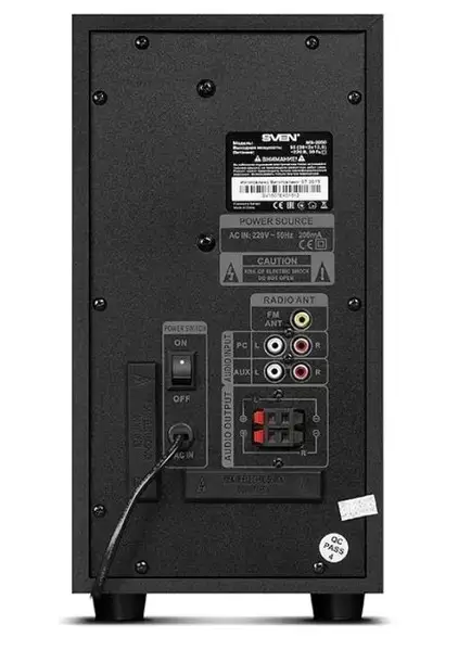 Акустическая система Sven MS-2050 Bluetooth USB/SD/FM (100793) - фото 5