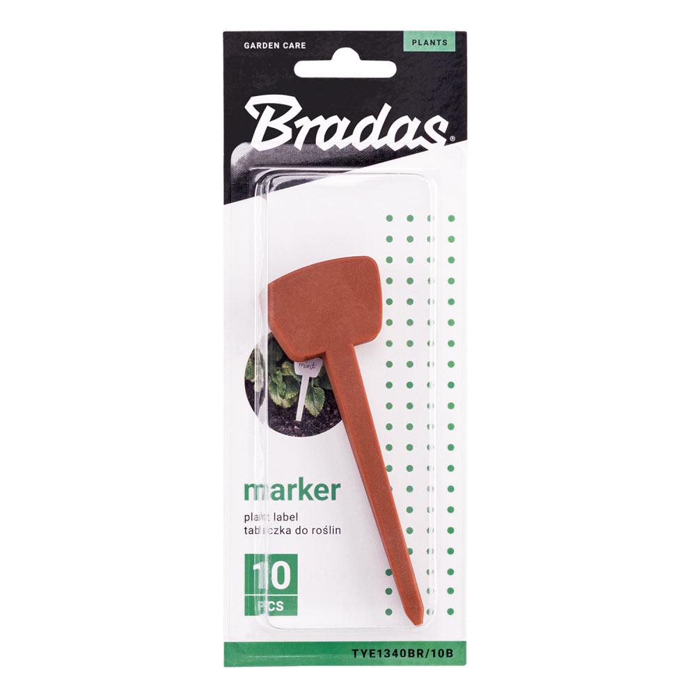 Маркер для рослин Bradas 13x4 см 10 шт. Коричневий (TYE1340BR/10B) - фото 2 Маркер для рослин Bradas 13x4 см 10 шт. Коричневий (TYE1340BR/10B) - фото 2
