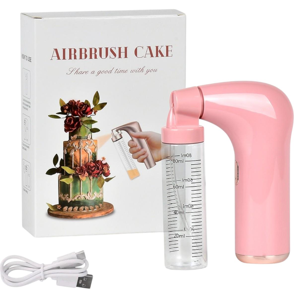 Аэрограф беспроводной Airbrush Cake кондитерский для декорирования тортов (R97292) Аэрограф беспроводной Airbrush Cake кондитерский для декорирования тортов (R97292)