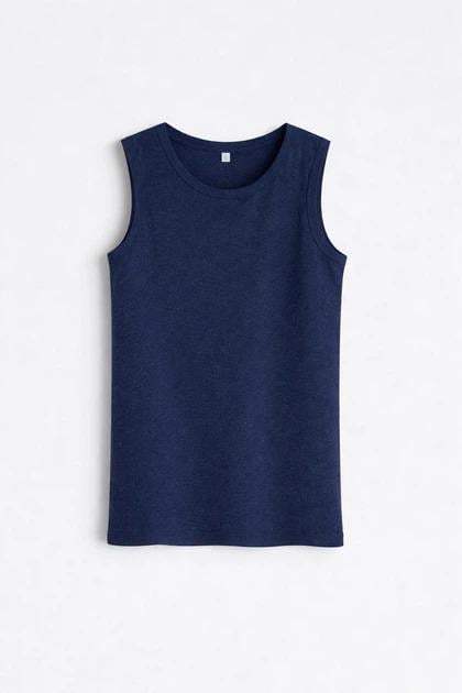 Майка H&M 1211708 146-152 см Темно-синий