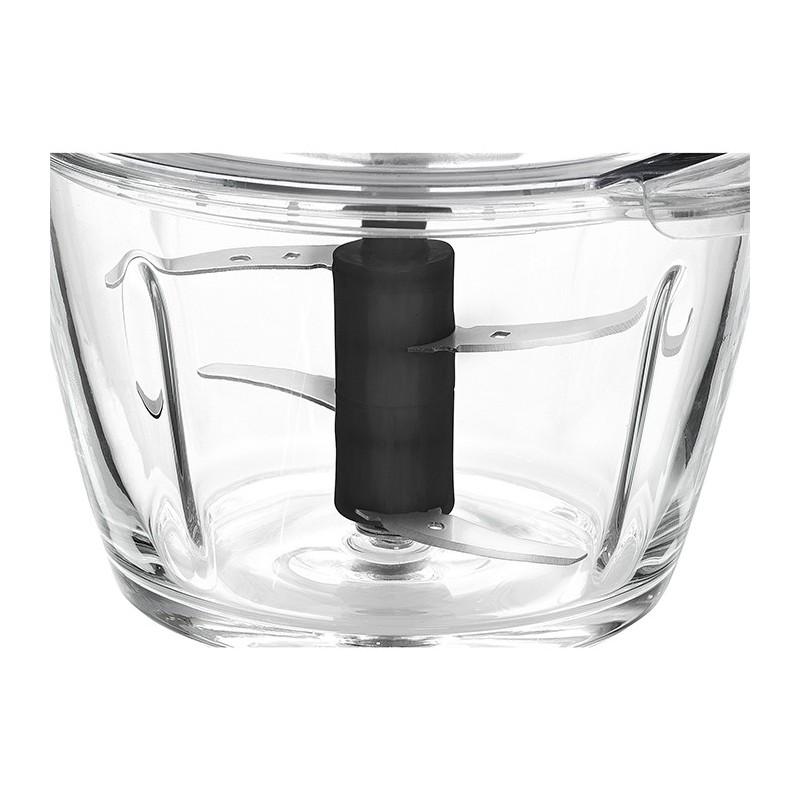 Подрібнювач електричний Profi Cook PC-MZ 1150 400 Вт чаша 1 л Сріблястий - фото 2