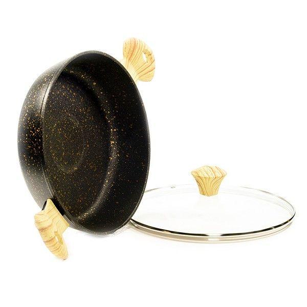 Сотейник Fissman Cosmic Black з кришкою 2,85 л 26 см (4346) - фото 3