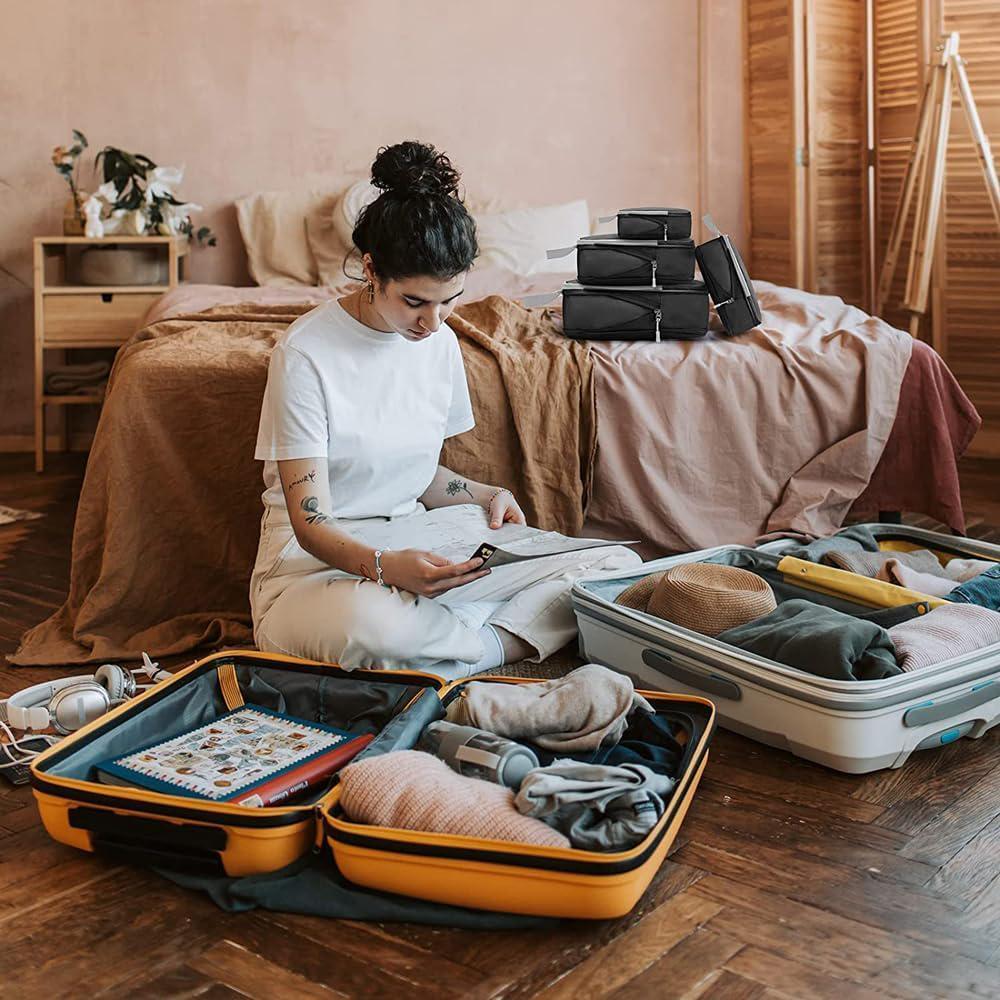 Набір органайзерів для подорожей Monochrome тип 1 9 елементів Блакитний (КДО-42-14) - фото 9 Набір органайзерів для подорожей Monochrome тип 1 9 елементів Блакитний (КДО-42-14) - фото 9