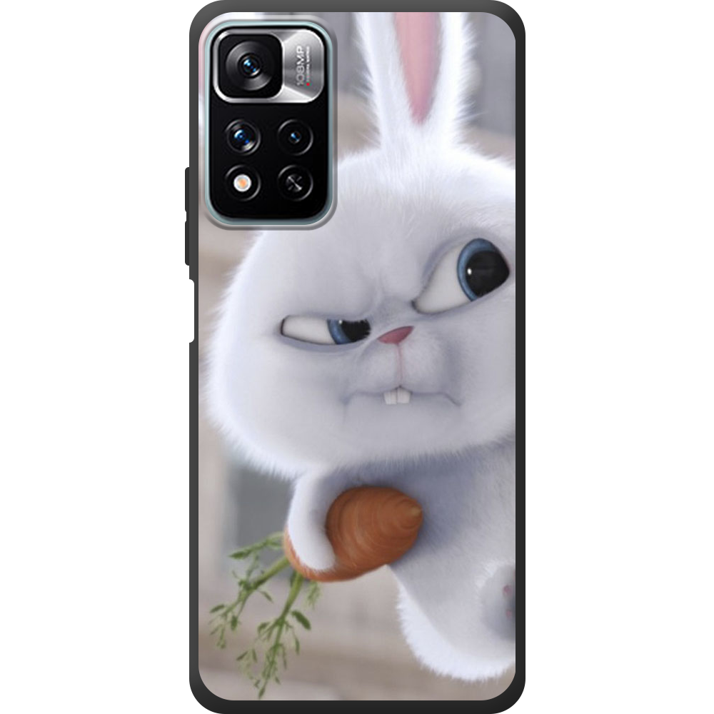 Чохол BoxFace Xiaomi Redmi Note 11 Pro Plus 5G Rabbit Snowball Чорний силікон (44441-up1116-44442)