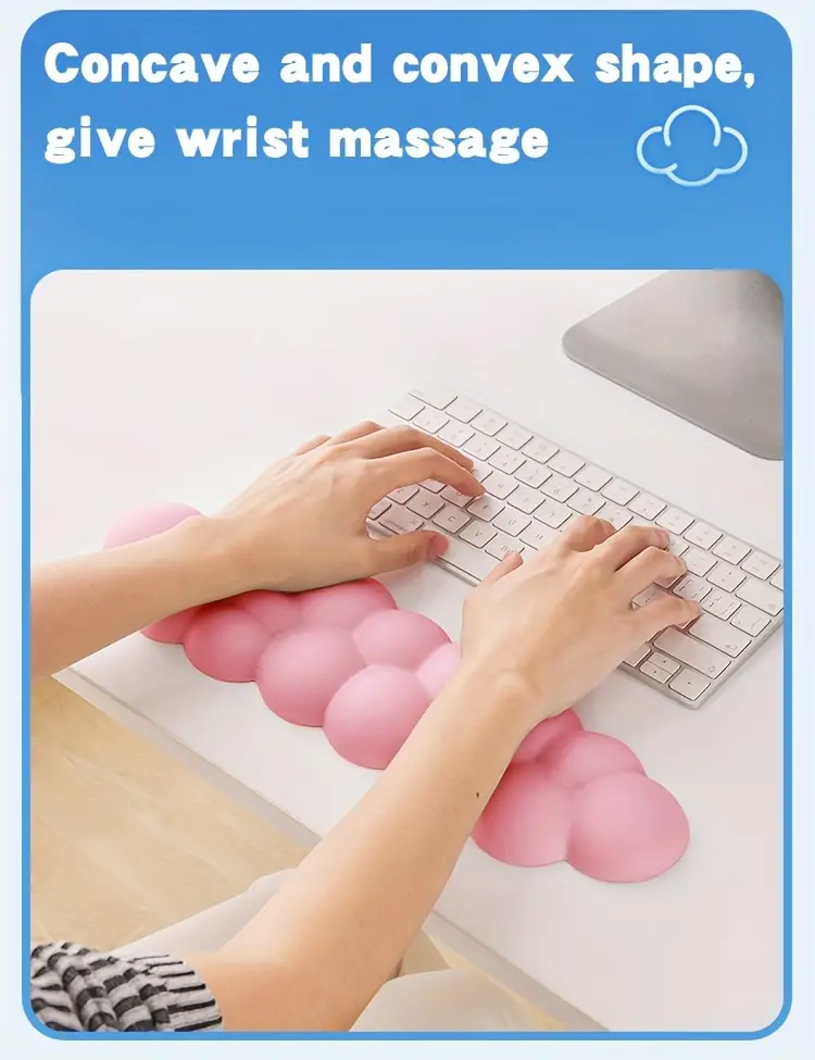 Підставка під зап'ястя для клавіатури Bubbles Червоний - фото 6