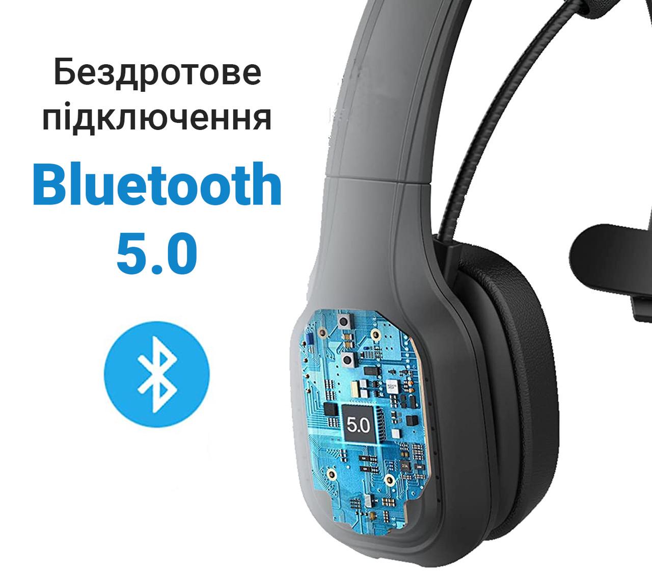 Bluetooth гарнитура беспроводная с микрофоном и шумоподавлением для колл центра Digital Lion TH-11 - фото 6