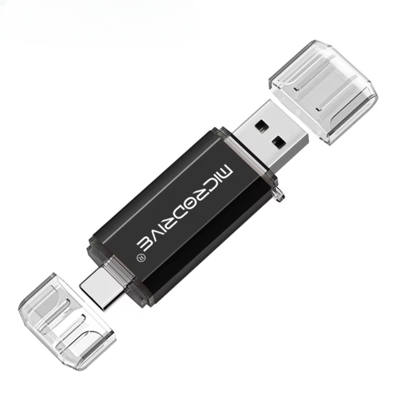 Флешка MicroDrive 128Gb USB Type-C Black (2560689388)