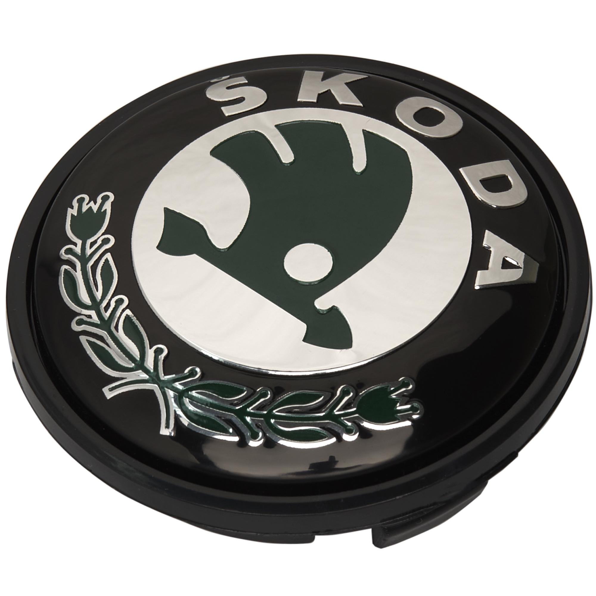 Заглушки литых дисков для Skoda Octavia Tour/A5/A7/Fabia/Rapid/Superb 3B7601171 65 мм Зеленый Заглушки литых дисков для Skoda Octavia Tour/A5/A7/Fabia/Rapid/Superb 3B7601171 65 мм Зеленый