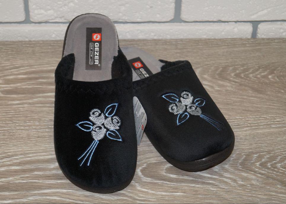 Тапочки комнатные женские Gezer р. 37 23 см Черный (31083-37)