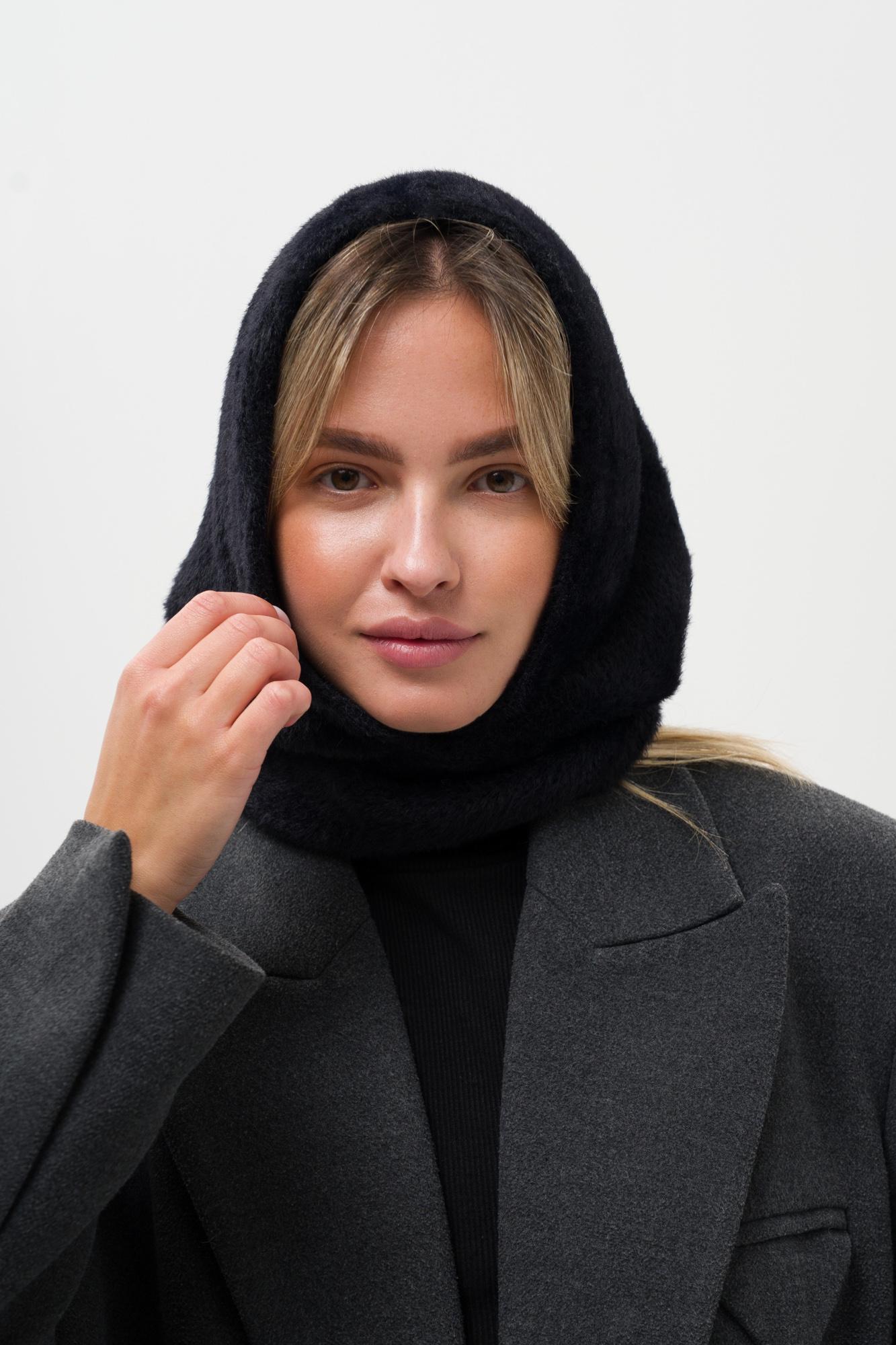 Шапка-капюшон женский шерстяной Without Brand Meteora Black (8056027) Шапка-капюшон женский шерстяной Without Brand Meteora Black (8056027)