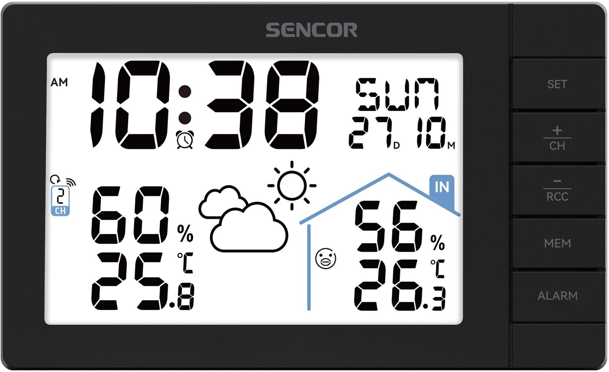 Метеостанція Sencor SWS3200 Чорний (28745553) - фото 5 Метеостанція Sencor SWS3200 Чорний (28745553) - фото 5