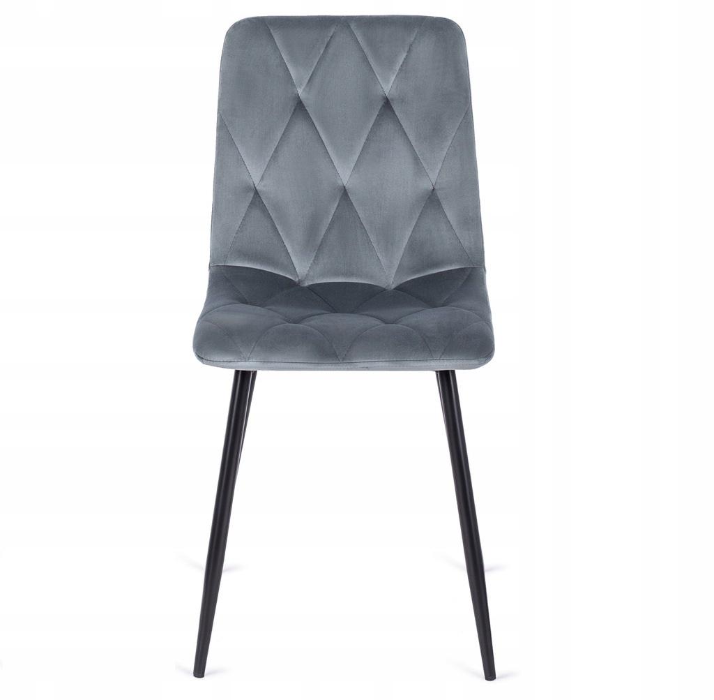 Комплект стульев Homart 4 шт. DC-281 велюр Серый (9887) - фото 6 Комплект стульев Homart 4 шт. DC-281 велюр Серый (9887) - фото 6