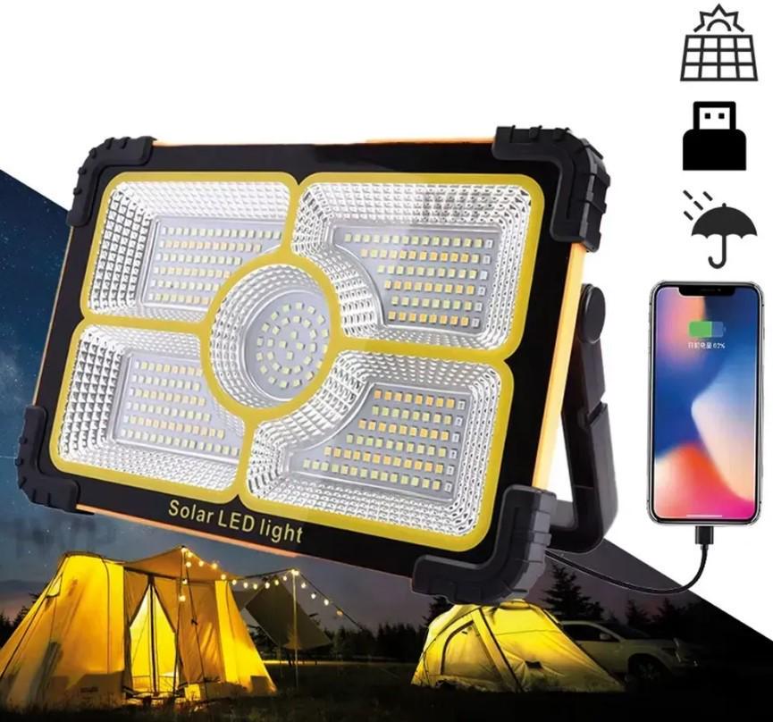 Прожектор светодиодный Working Lamp JN-882 на солнечной батарее для кемпинга (2104618761) - фото 11