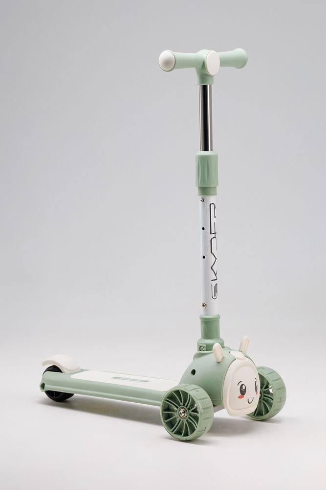 Самокат трехколесный Skiper колеса PU/украинская озвучка и подсветка 125х40 мм (26398285)