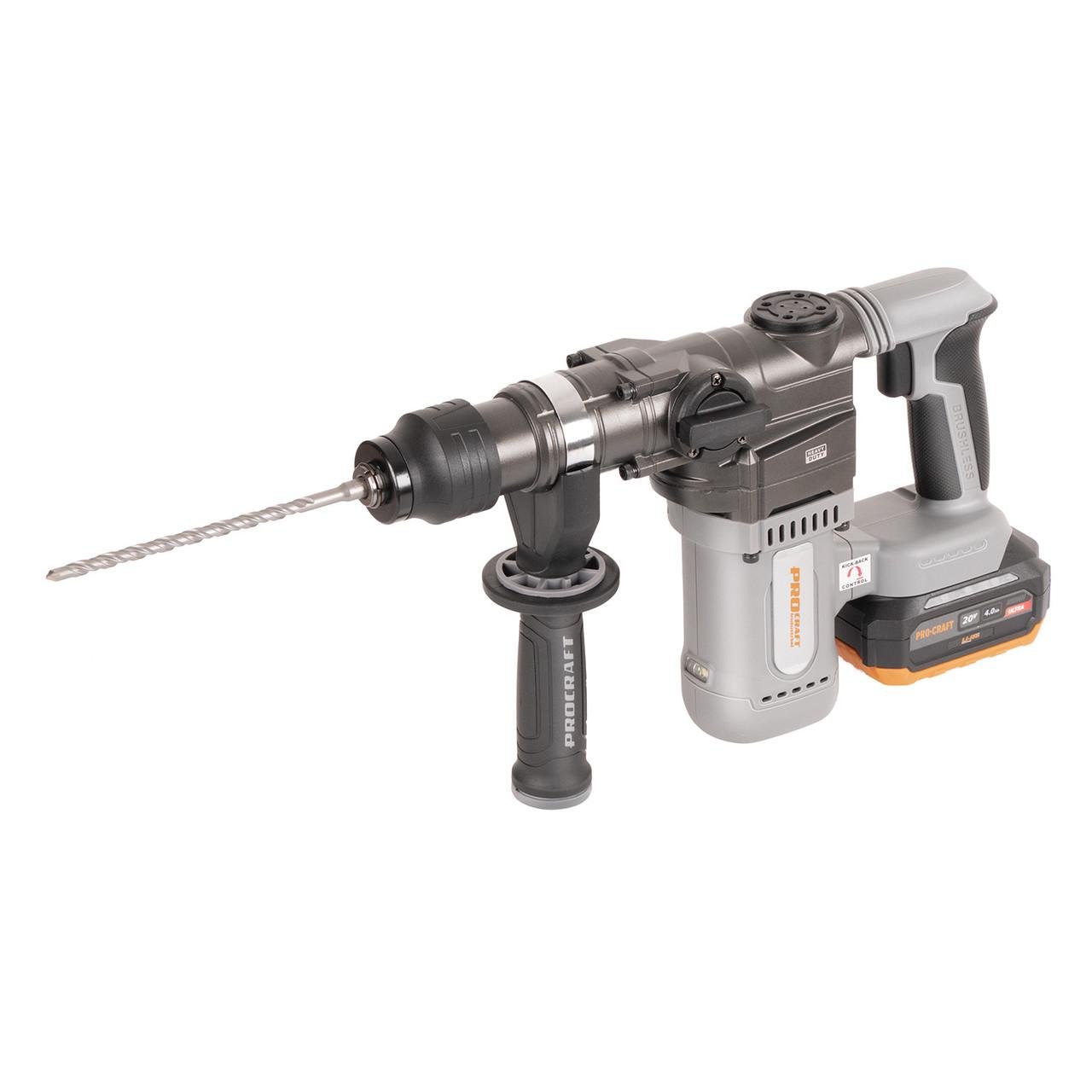 Перфоратор аккумуляторный Procraft industrial HD20A c 1 акб и зп (HD20A)