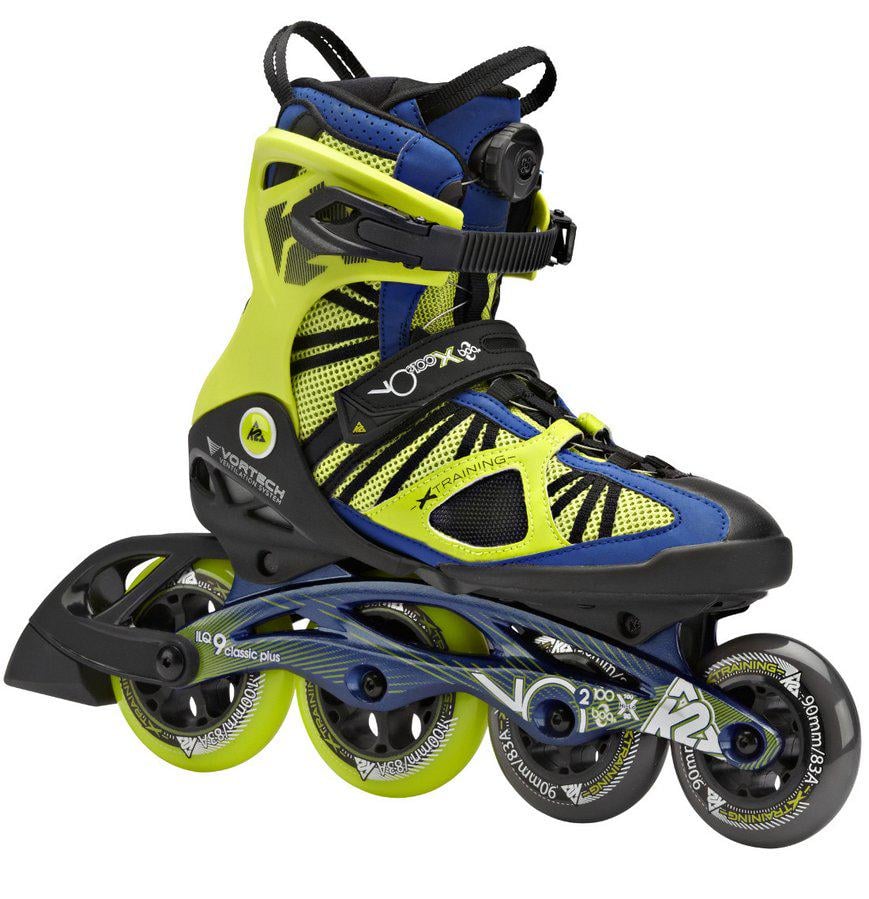 Роликові ковзани K2 Vo2 100 X BOA р. 42 Жовтий (3040006)