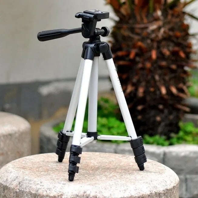 Штатив для телефона и фотоаппарата Tripod 3110 PRO 0,35-1,02 м Silver (tf3633) - фото 2