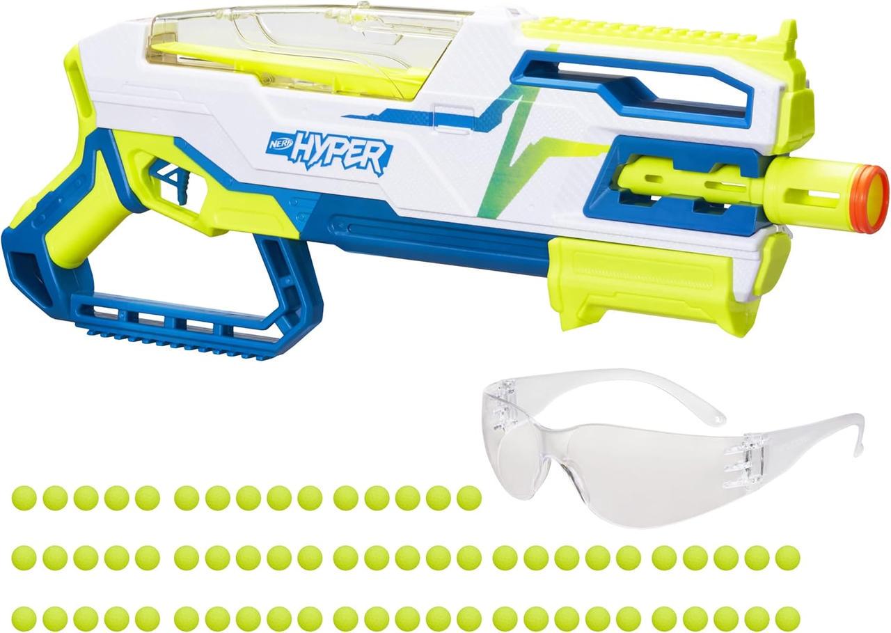Помповый бластер стреляет шариками Nerf Hyper Bundle Siege-50 - фото 3 Помповый бластер стреляет шариками Nerf Hyper Bundle Siege-50 - фото 3
