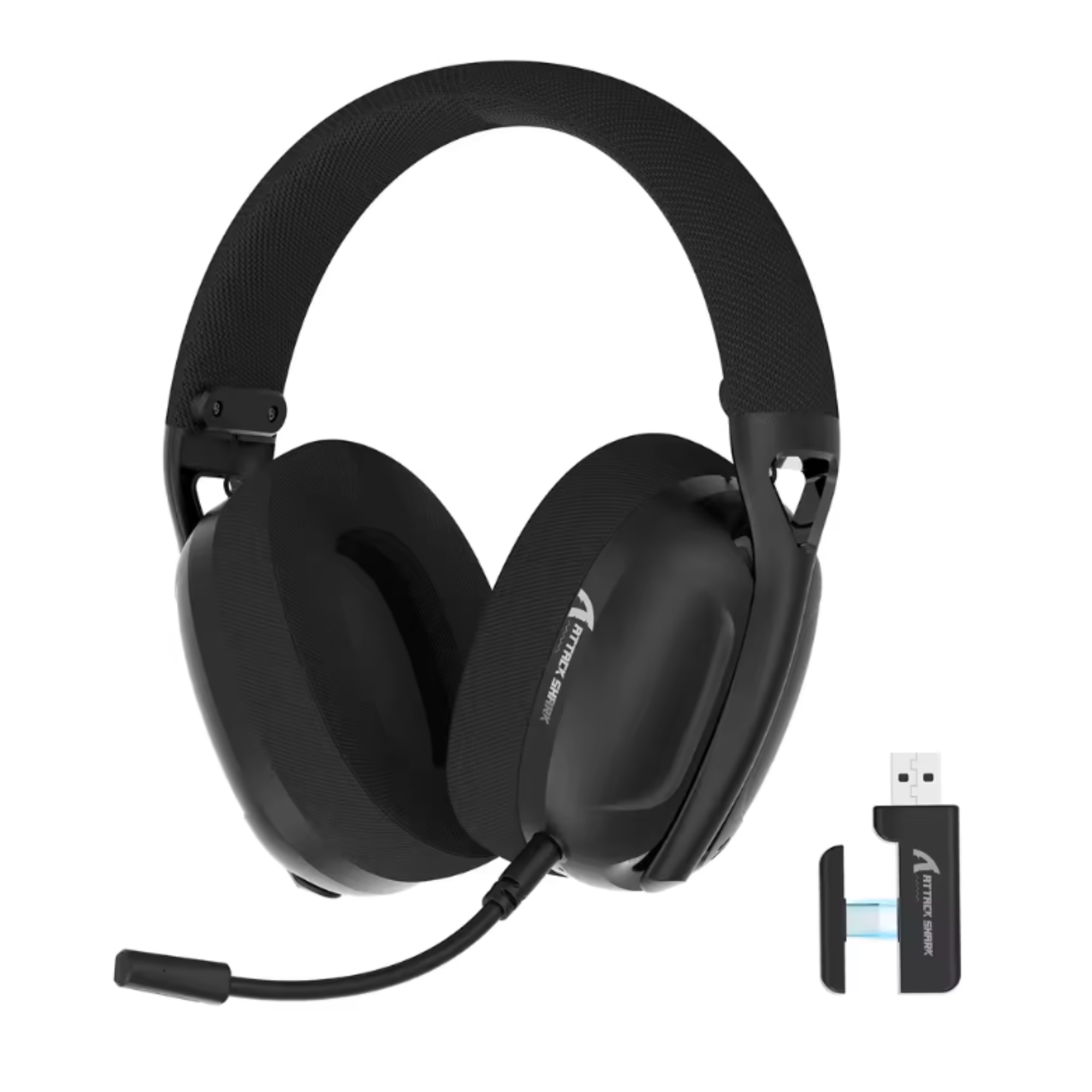 Гарнитура беспроводная Attack Shark Bluetooth/2,4G L80 Black (25860528) Гарнитура беспроводная Attack Shark Bluetooth/2,4G L80 Black (25860528)