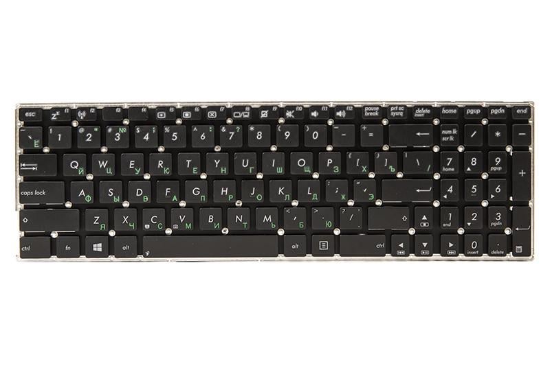 Клавиатура Power для ноутбука ASUS F551 X551 без фрейма Черный