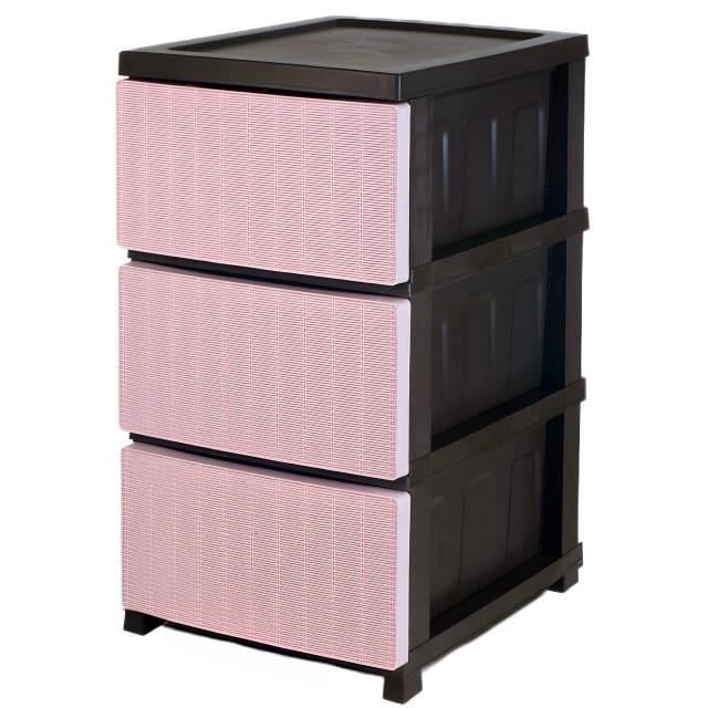 Комод пластиковый RIO Pink (8-12-10483)