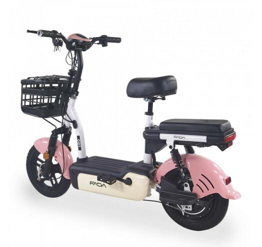 Электроскутер E-Scooter 350W Розовый - фото 3