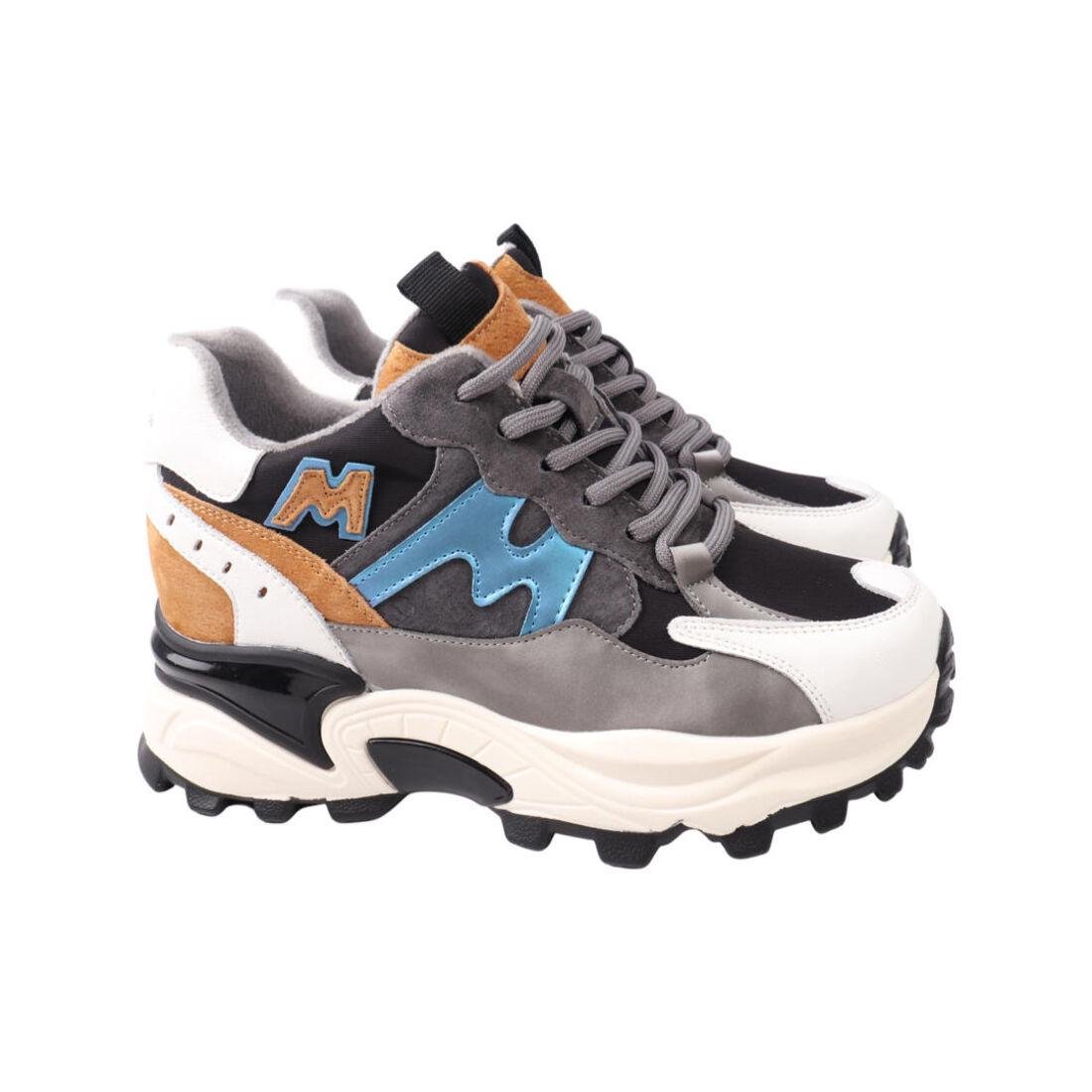 Кроссовки женские Li Fexpert из нубука р. 38 Серый (685-21DKH)