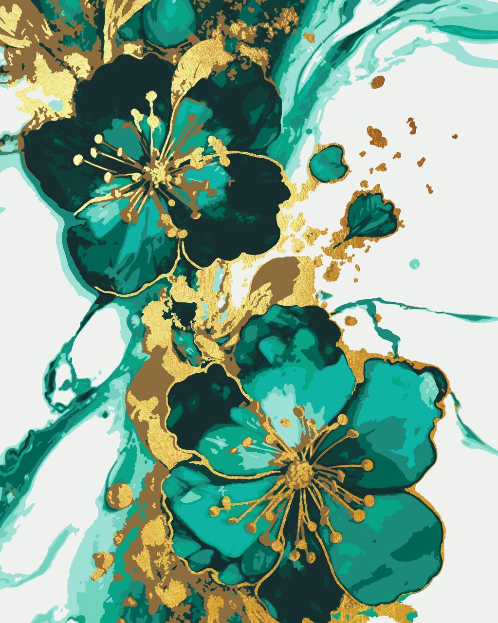 Картина по номерам с поталью Riviera Blanca Изысканые лепестки 40x50 см (RB-0852) Картина по номерам с поталью Riviera Blanca Изысканые лепестки 40x50 см (RB-0852)