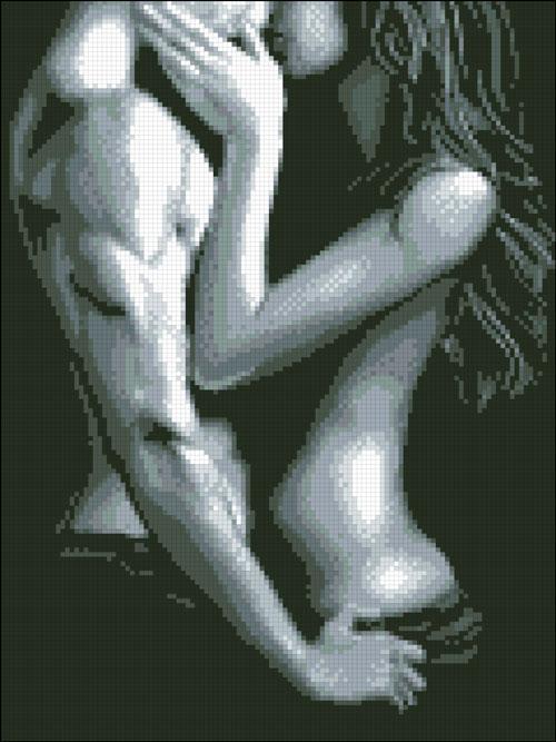 Алмазная мозаика Влюбленная пара 30х40 см (АМШ-267)