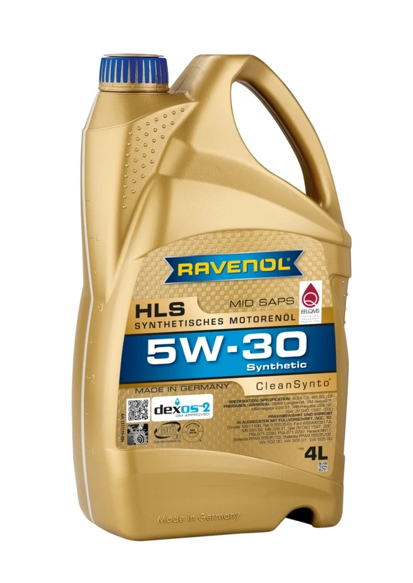 Моторное масло RAVENOL HLS 5W-30 синтетика 4 л (1111119-004)