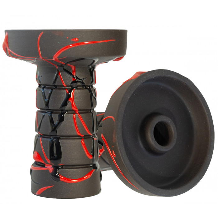 Чаша Gusto Bowls Harmony Black/Red/Black (23686)