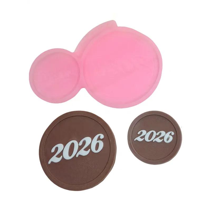 Молд силиконовый Orehova 2026 круглый (12577)