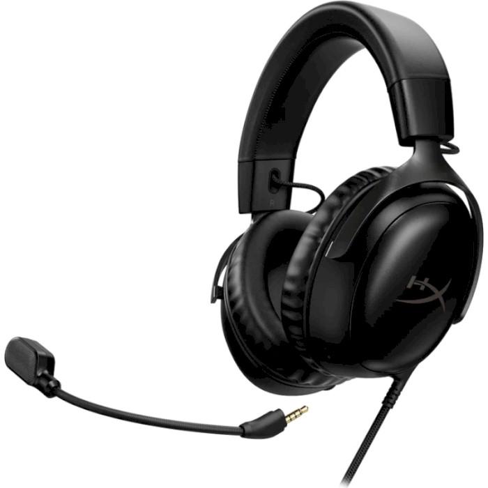 Гарнитура проводная HyperX Cloud III накладная с микрофоном 3,5 мм USB-C DTS 64 Ом Black (727A8AA) - фото 4 Гарнитура проводная HyperX Cloud III накладная с микрофоном 3,5 мм USB-C DTS 64 Ом Black (727A8AA) - фото 4