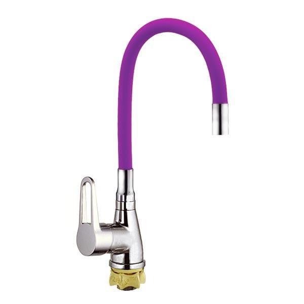 Смеситель для кухни Zerix SOP7 146 с гибким изливом (ZX2658)
